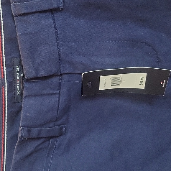 Tommy Hilfiger Hampton Chino Pants Stretch Slim Side Stripe Preppy Casual size 6 - Picture 4 of 7